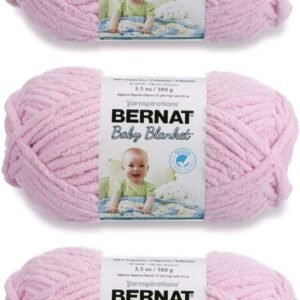 Bernat Baby Blanket Yarn 3-Pack in Baby Pink