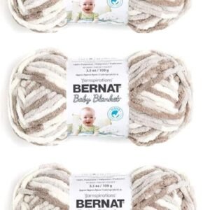 Bernat Baby Blanket Yarn 3-Pack Little Sand Castle
