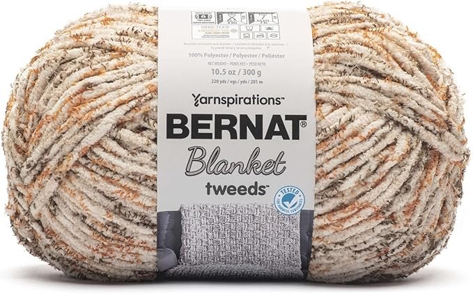 Bernat Blanket Tweed Yarn for Cozy Projects