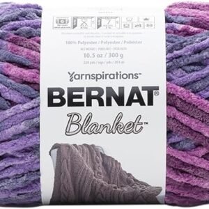 Bernat Big Ball Blanket Yarn - Purple Sunset Color