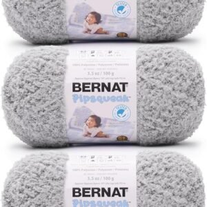 Bernat Pipsqueak Elephant Gray Bulky Yarn 3 Pack