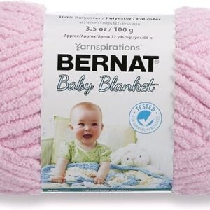 Bernat Baby Blanket Yarn Pink Super Bulky 6 Gauge 3.5oz