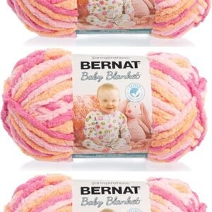 Bernat Baby Blanket Yarn 3-Pack - Peachy Color
