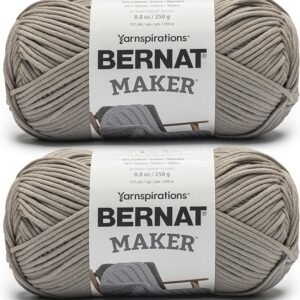 Bernat Maker Clay Yarn - 2 Pack Bulky Cotton Blend