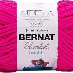 Bright Pink Yarn Blanket for Cozy Comfort
