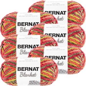 Bernat Blanket Yarn 6 Pack - Harvest Colors