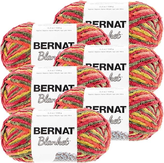 Bernat Blanket Yarn 6 Pack - Harvest Colors