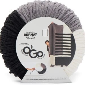 Bernat Blanket O'GO Monochrome Yarn for Cozy Projects