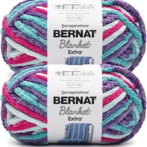 Bernat Blanket Extra Unicorn Brights Yarn 2 Pack