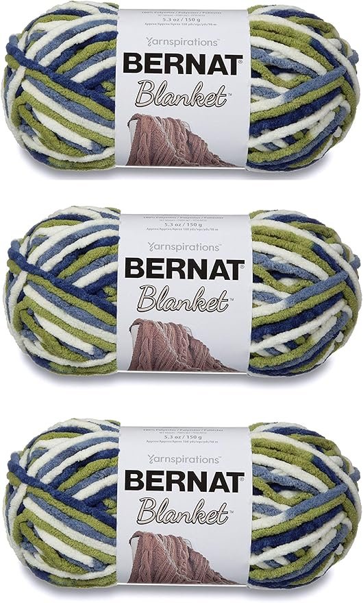 Bernat Blanket Yarn 3-Pack - Oceanside Color